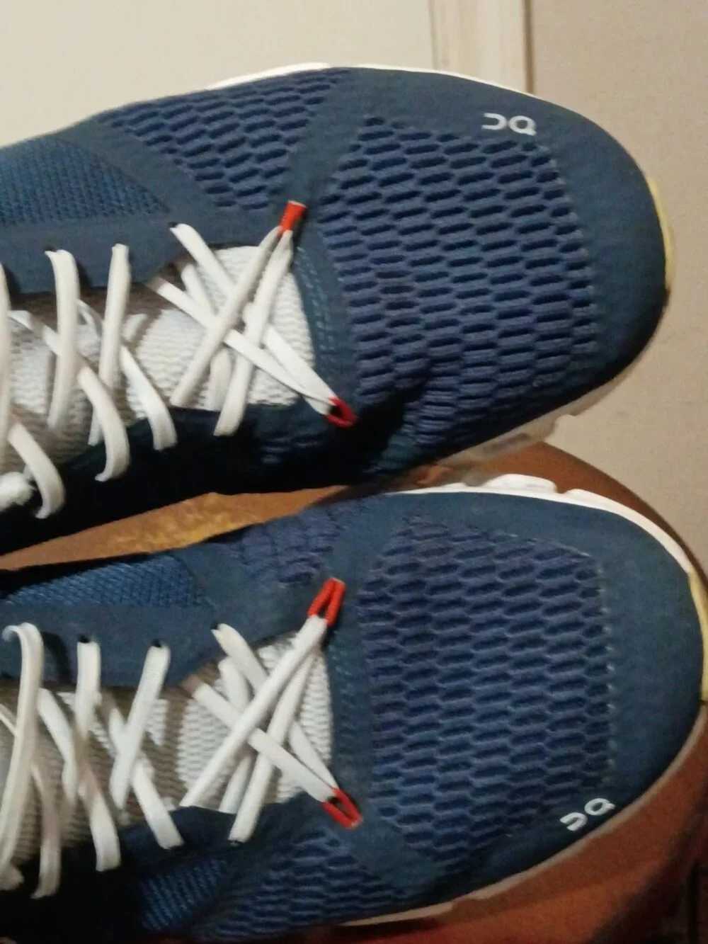 On Cloud Cloudflyer Mens Running Shoe 10.5 Blue Rust Sneaker Swiss Engineering - Picture 14 of 14
